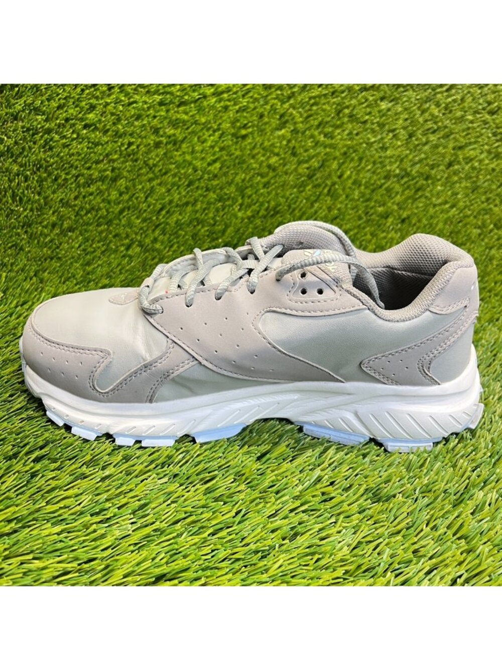 Reebok Hyperium EH Womens Size 7.5 Gray Blue Composite Steel Toe Work Shoes - Picture 2 of 10